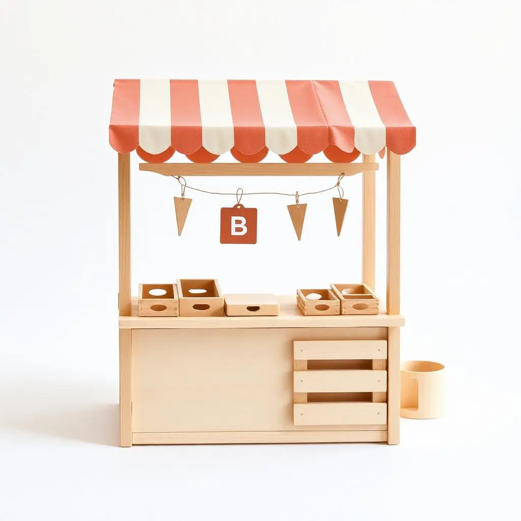 Wooden Market Stall